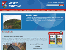 Tablet Screenshot of kunvald.info